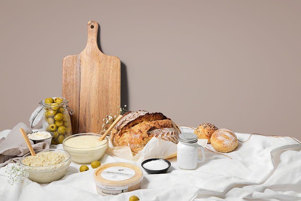 Homespread Artisan Sourdough and Dips
