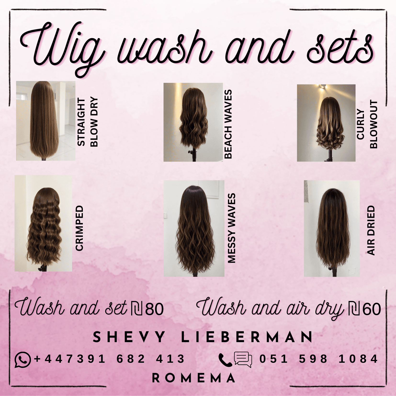 Wash and sets by Shevy
